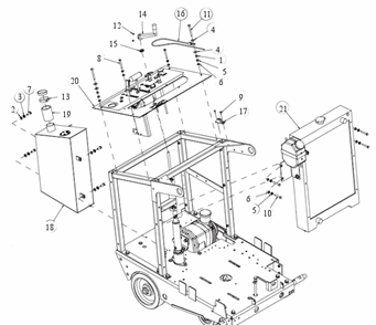 Page I Diagram and Parts List for MK-4024KB  MK Diamond Concrete Saw